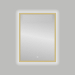 Best Design Nancy Isola LED spiegel 60x80cm aluminium mat goud SW451318