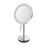 Zack Alona miroir cosmétique 13.3x20x37.8cm miroir sur pied inclinable avec piles polies haute brillance SW484538