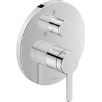 Duravit C.1 1 greeps douchemengkraan - inbouw - 170x77x170mm - hoogglans chroom SW420819