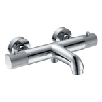 Wiesbaden Ribbd Mitigeur thermostatique bain entraxe 15 cm chrome SW736604