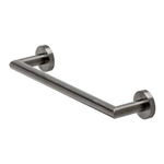 Geesa Nemox Barre d'appui de baignoire 30cm Métal noir brossé SW451876