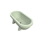 Gardentub Baignoire îlot (extérieur) - 194x94x66cm - synthétique - compatible à l'extérieur - vert lime mat SW1017088