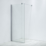 Marenza Bellini Douche à l'italienne - 90x200cm - verre clair - chrome SW1009