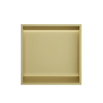 Hotbath &MORE Boîte d'encastrement ou niche encastrée - 30x30x10 - avec LED IP44 - Laiton brossé PVD SW1246557