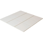 The Mosaic Factory London carreau mosaïque - 30x30cm - carreau mural et de sol - carré - full body - porcelaine - mat super white (blanc) SW1235298