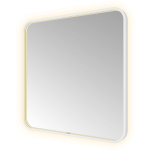 Hotbath &MORE Miroir éclairage LED direct et indirect chauffage de miroir changement de couleur dimmable avec télécommande Blanc mat SW1246104