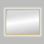 Best Design Nero Isola Miroir 120x80cm avec éclairage LED Doré mat SW451321