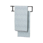 Sealskin Carre Porte-serviettes mural Compact 48x12x12cm Noir mat SW529103