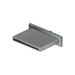 Hotbath Archie Cascade -waterval uitloop - wand - mat RVS SW230371