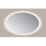 Sanicare q-mirrors miroir 120x80x3.5cm avec éclairage led blanc froid ovale incluant le verre de détection SW643987