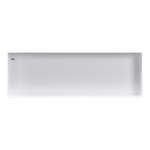 Looox Colour BoX niche encastrée - 90x30x10cm - Acier inoxydable blanc mat GA48367