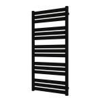 Plieger Tarante Nexus elektrische designradiator - 124.5x50cm - 600W - mat zwart SW1027832