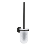 Grohe Start Closetborstelgarnituur - mat glas - inzet - wandmodel - mat zwart SW924759