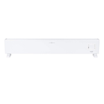 Eurom Alutherm Chauffage électrique 145x21cm - IP24 - 2500watt - wifi - sol/mural - horizontal - métal blanc mat SW999862