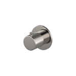 Hotbath Buddy /Cobber - inbouw Stopkraan - geborsteld nikkel (RVS) SW542090