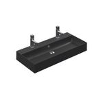 Thebalux Aura, 100cm, lavabo 2x trou de robinet, céramique SW819380