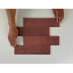 SAMPLE Cifre Cerámica Moon carrelage mural - Garnet (rouge) SW1130585