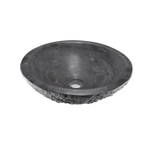 Wiesbaden Raw Waskom rond hamerslag - 42x14cm hardsteen gezoet SW373887