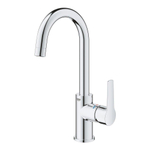 Grohe QuickFix Start M-Size Wastafelkraan Met Cold Start En Trekwaste Mat Zwart 235522432