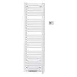 Stelrad Dahlia E-Vento radiateur électrique - 80x60cm - 1350 watts - avec ventilateur - blanc brillant SW789686