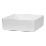 Saniclass Vasque à poser 58.2x37x13cm Stone blanc mat SW523309