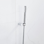 Fortifura Calvi Handdoucheset - 22.5cm - staaf - met houder - anti-twist - slang - 150cm - hoogglans chroom SW809505