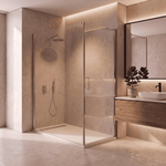Fortifura Galeria Douchecabine - 70x180x200cm - profiel veiligheidsglas - antikalk - chroom SW1446155