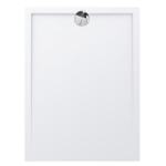 Allibert Slim receveur de douche 120x90cm rectangulaire évacuation supérieure Blanc SW735249