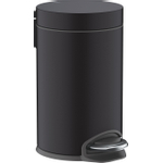Hansgrohe Addstoris pedaalemmer softclose 3 liter mat zwart SW651524