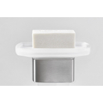 Emco Loft porte-savon mural cristal satiné. emco-acier SW335027