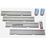 Villeroy et Boch Futurion Flat Set d'installation pour grands receveurs de 120x80 à 180x100cm hauteur réglable de 135 à 155mm 0949911