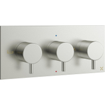 Crosswater MPRO - Kit de finition avec 3 poignées (à combiner avec WLBP3001R+) - Finition effet inox SW1176772