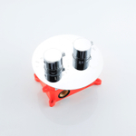 Fortifura Calvi Thermostatische Inbouwkraan - inbouwdeel - rond - hoogglans chroom SW1189314