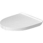 Duravit DuraStyle Abattant WC Basic 36.9x43.3x4.2cm compact avec softclose avec quickrelease Acrylique blanc SW472394