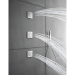 Hotbath Mate jet corporel encastré carré chrome SW12450