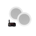 Aquasound Bluetooth Audio bluetooth audiosysteem - (50 watt / bt4.0 / auto-aux) - twist speakerset (wit) - 230v/12v SW73031