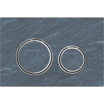 Geberit Sigma50 bedieningsplaat - 2-toets spoeling - rond - chroom/Mustang Schief. SW203599