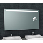 Wiesbaden Tigris spiegel rechthoek met LED en scheerspiegel 140 x 80 cm SW545190
