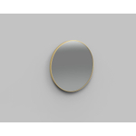 Arcqua Reflect spiegel two rond 80cm aluminium omlijsting mat goud SW443792