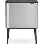 Brabantia Bo Touch Bin Afvalemmer - 36 liter - kunststof binnenemmer - matt steel fingerprint proof SW1117506