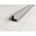 Wiesbaden Slim profil d'angle 2000 x 10 mm acier brossé SW373415