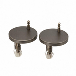 QeramiQ Dely Kit de fixation - abattant WC - gunmetal SW1444070