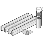 Villeroy & Boch Futurion Flat kit d'installation pour petites tailles de receveurs de douche hauteur réglable de 135 à 155 mm pour receveurs de douche de 90x80 cm à 100x100 cm 0949910
