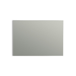 BRAUER Alu Spiegel - 100x70cm - zonder verlichting - rechthoek - aluminium SW2194