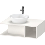 Duravit D-neo Meuble sous vasque 80x55x26cm sans tiroirs Blanc haute brillance SW641186