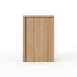 Saniclass Chaci Meuble sous-lavabo - 40x55 cm - 1 porte - avec plateau supérieur - chêne chaud SW1574569