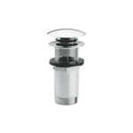 Clou InBe bonde stop/go avec trop-plein ronde chrome SW9466