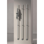 Instamat Jay Radiateur sèche-serviettes électrique 172cm de haut 29Watt inox brossé SW416886