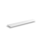 Clou Hammock plan vasque 220x50x1cm pour meuble à tiroirs/cadre sans vasque blanc SW648889