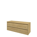 Proline top ensemble meuble 140x46x55.2cm meuble symétrique chêne idéal et plaque de recouvrement chêne idéal SW656734